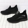 thumbnail image 4 of Dakaela Mens Slip on Walking Shoes Breathable Running Shoes Lightweight Gym Fashion Sneakers Black 8, 4 of 6