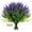purple, variant on Artificial Lavender Flowers 12 Bundles Fake Plants for Outdoor Patio Garden Decor 15 Inch Faux Monkey Grass for Porch Indoor -Purple