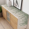 thumbnail image 4 of Green Eucalyptus Leaves Table Runner - 90 Inch Long, Kitchen Dining Table Runner Dresser Scarves, Summer Botanical Weeping Rustic Farmhouse Decor for Coffee Tables Wedding Party Banquet, 4 of 8