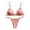 Pink, variant on Ticikt Women's Solid Color Swimwear Two Piece Bathing Suit High Waist Swimsuit for Summer Beach Pool Activities,Color:Pink,Size:L