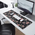 thumbnail image 2 of Long Mouse Pads for Desk,Pioneer Flower Floral Print Pattern Desk Mats on Top Of Desks, Desk Mouse Pad Extra Large with 3mm Non-Slip Base and Stitched Edge for Gaming,Office,Work,Home 31.5"x11.8", 2 of 6
