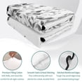 thumbnail image 4 of Twin XL Quilt Set 68''x98'', Grey Eucalyptus Lightweight Summer Bedspread Coverlet Set with 2 Pillow Shams, Weeping Botanical Leaf Watercolor Breathable All Season Quilt Bedding for Dorm/Guest Room, 4 of 9