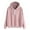 Pink, variant on Odeerbi Sweaters For Women Trendy 2025 Casual Hooded Slim-fit Solid Color Sweater Coat Wine