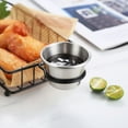 thumbnail image 5 of harmtty Sauce Dipping Cup High Durability Rust-proof Stainless Steel Sauce Container Hot Pot Seasoning Dipping Bowl Kitchen Supplies ,L, 5 of 8