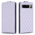 thumbnail image 5 of Allytech Luxury PU Leather Case for Google Pixel 8 Pro, Vertical Flip Wallet Case with 3 Card Slots, Adjustable Kickstand Magnetic Closure Shockproof Protective Shell for Women Men - Purple, 5 of 9