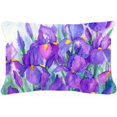 thumbnail image 1 of Coussin Décoratif en Tissu Iris Violet, 1 of 1