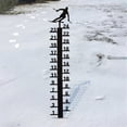 thumbnail image 4 of Xihbxyly Medidor de Nieve de 24 Pulgadas, Construcción Metálica Artesanal, Calibración Precisa para Facilitar La Lectura, Inserción En Terreno Irregular, Decoración de Jardín Exterior, Regalo Navideñ, 4 of 6