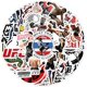 thumbnail image 1 of 50pcs Cool MMA Stickers for Water Bottles, Mixed Martial Arts Stickers, Fighter Gym Waterproof Decals for Laptop Scrapbook Car Skateboard Bumper Bike, 1 of 4