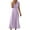 Purple, variant on JSheng Summer Plus Size Dresses for Women New Trendy Cotton And Linen Solid Color Casual Turndown Collar Sleeveless Button Dress Wine L