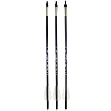 Ballista Sting Micro-Diameter Carbon Crossbow Bolts with Stainless Steel Penetrator Inserts – 16" Arrows – Half-Moon Nocks – 3-Pack