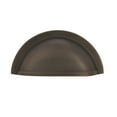 thumbnail image 4 of Amerock Solid Brass Cup Pulls 3 in (76 mm) Center-to-Center Oil-Rubbed Bronze Cabinet Cup Pull, 4 of 4