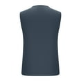 thumbnail image 5 of Njoeus Men's Slim Fitted Workout Tank Tops Bodybuilding Gym Fitness Muscle Tee Athletic Knit Shirt Summer Casual Sleeveless T-Shirts Crewneck Men Undershirt M-2X 3X Navy Clearance, 5 of 6
