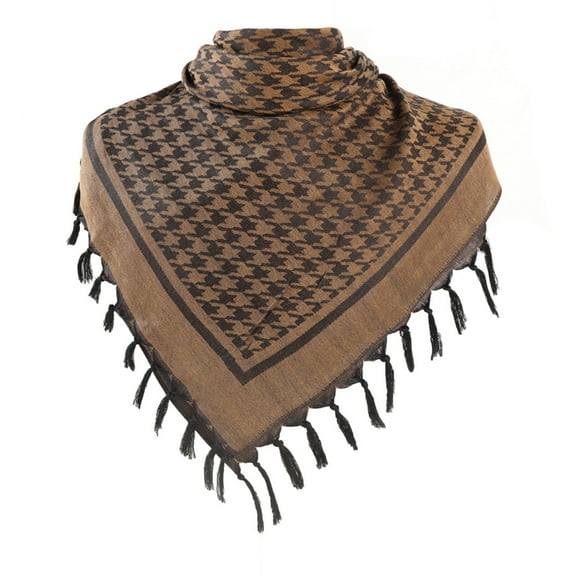 Yokua Outdoor Scarf Shawl for Men Women, Houndstooth Head Scarf Unisex Shemagh