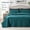 Chevron Teal, variant on Teal Quilt Set Queen Size Lightweight Bedspread Bedding Collection