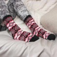 thumbnail image 4 of Women's Double Layer Thick Super Soft Cozy Warm Fuzzy Comfy Home Indoor Outdoor Cabin Sock, Style 08, 4 of 4