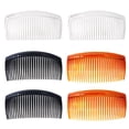 thumbnail image 1 of Honbay 12PCS Plastic French Side Hair Flexible Durable Hair Combs Strong Twist Comb Hair Clip Combs for Girls Women (29 Teeth, 3 Color), 1 of 5