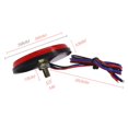 thumbnail image 3 of 2x Motorbike Motorcycle Round Reflector 24led Rear Tail Brake Stop Light Lamp, 3 of 5