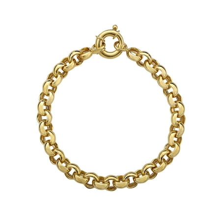 Rollo Chain Link Bracelet in 14kt Gold-Plated Sterling Silver