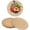 Brown, variant on 100 Pcs Paper Doilies for Table, Round Paper Placemats Disposable for Tableware Decor, 13.5 Inches Lace Place Mats for Birthday Wedding Banquet