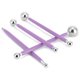 thumbnail image 1 of Kit de pastel DIY Laklulu, 4 bolas de metal Kit de pastel de dulce de azúcar para hornear Acero inoxidable 8 primeras flores de azúcar en forma de bolígrafo, 1 of 5