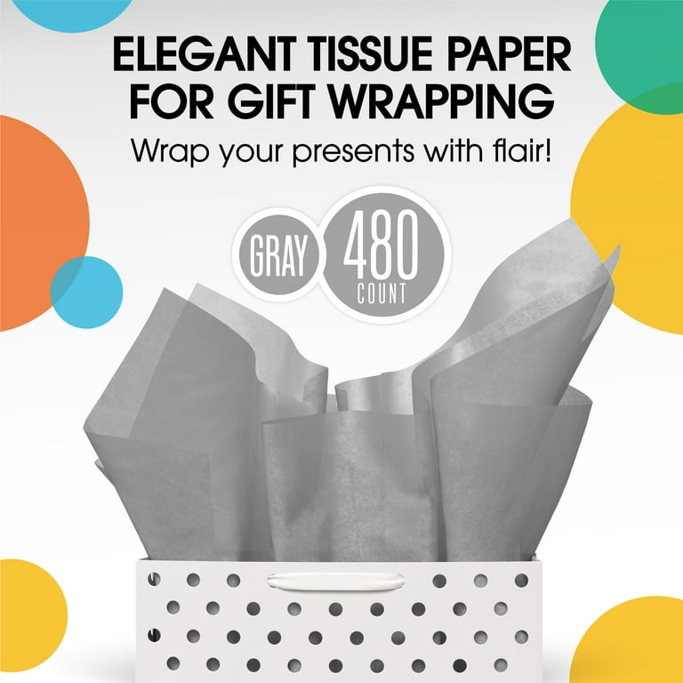 20x30 solid color tissue paper-480/pk, gift wrap decoration party supplies