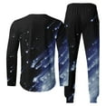 thumbnail image 4 of Wavsuf Sweatsuits 2pcs Sets Mens Jogger Set Long New Motion Shirt Sweatshirt and Sweatpants White Size XL, 4 of 5