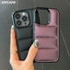 thumbnail image 2 of Fashion Down Jacket Puffer Case for iPhone 15 14 Plus 13 12 11 Pro X XR XS Max 7 8 Plus SE Soft Fabric Silicone Shockproof Cover, 2 of 5