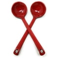 thumbnail image 2 of TJ Global Red and Black Melamine Japanese Long Handle Spoons for Ramen, Soup, Hot Pot Eating, Mixing, Stirring 8.25 Inches (2 Spoons), 2 of 4