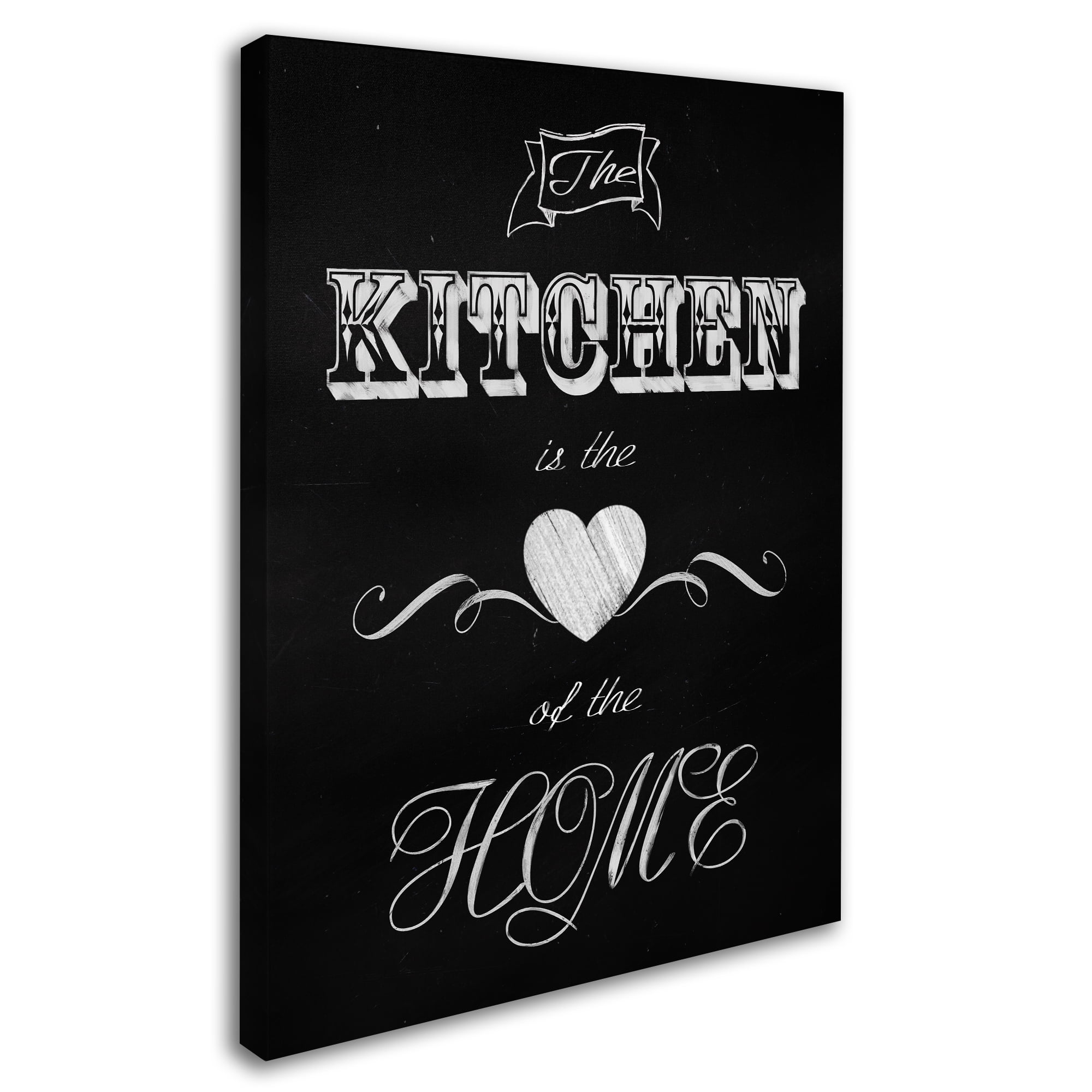 Trademark Fine Art 'The Kitchen Is The Heart' Canvas Art by Tina Lavoie