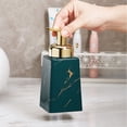 thumbnail image 5 of Dowbom Ceramic Foaming Soap Dispenser, Marble Pattern Foam Soap Dispenser With Gold Pump, 5 of 9