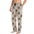 thumbnail image 5 of joogoo Men's Pajama Pants Baseballs Leopard Soft Long Sleep Lounge Pjs Bottoms S, 5 of 7