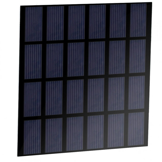 Spptty 1.5W 6V Mini Panneau Solaire en Polysilicium pour Animaux de Compagnie Laminé Chargeur de Batterie pour Extérieur, Panneau Solaire en Polysilicium, Module de Panneau Solaire