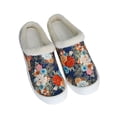 thumbnail image 2 of Zapatos de lona de corte bajo de fondo plano para mujer Zapatillas de algodón antideslizantes planas informales versión perezosa de un pie Wmkox8yii hj789, 2 of 6