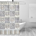thumbnail image 5 of Farmhouse Shower Curtain Country Cotton Flower Shower Curtains for Bath Rustic Farm Bathroom Decor Quick Dry Polyester Fabric 72x72 Inches, 5 of 6