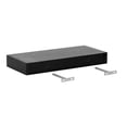 thumbnail image 6 of Kate and Laurel Havlock Wood Shelf Set, Black 2 Piece 18 inch, 6 of 10