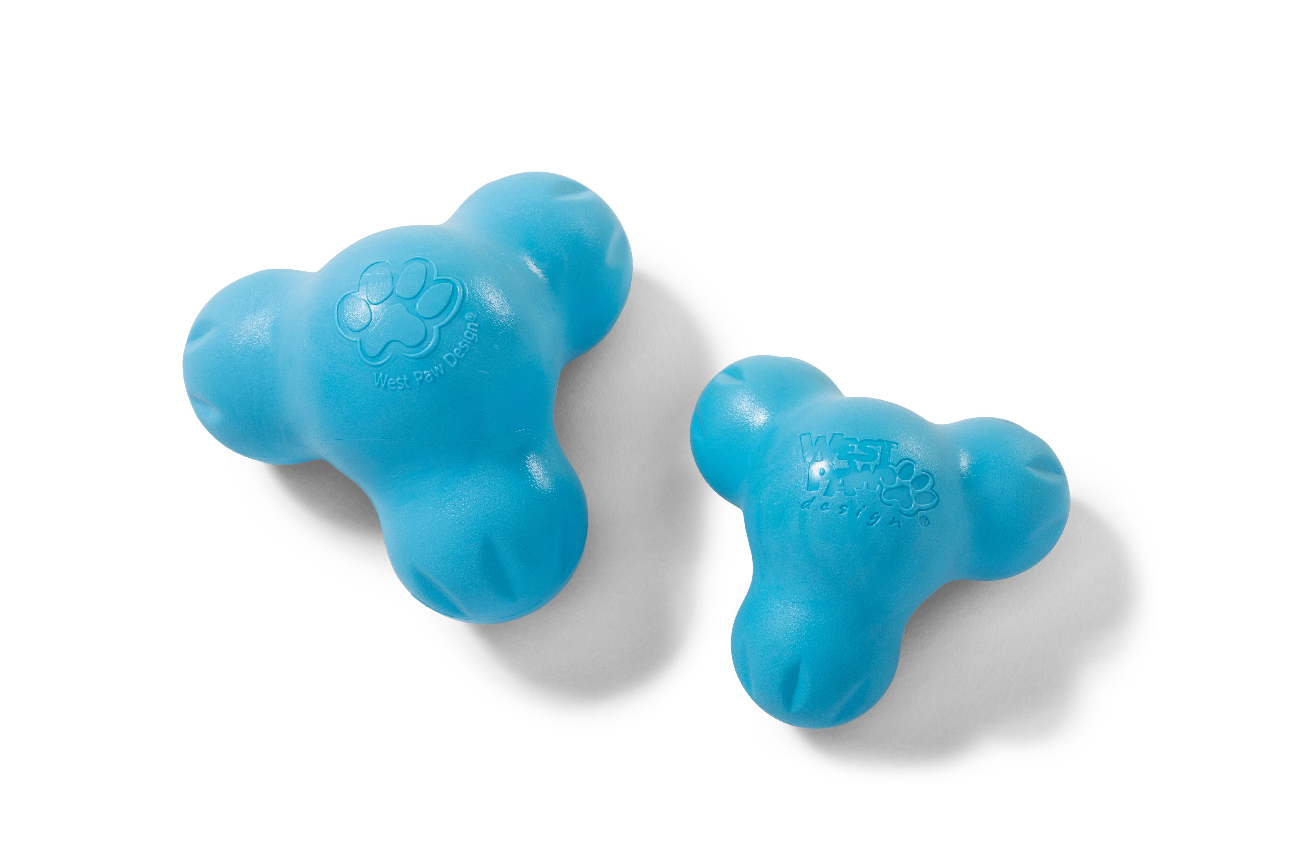West Paw Zogoflex Tux Small 4" Dog Toy Aqua