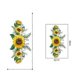 thumbnail image 2 of Vinilo decorativo de girasoles autoadhesivo para pared, adhesivo de girasoles removible, mural floral, decoración de pared DIY para guardería, dormitorio y cocina., 2 of 5