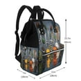 Noikeo Various Herbs And Spices In Spoons Print Diaper Bag Backpack