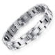 thumbnail image 1 of Pulsera magnética Feraco Titanium de acero inoxidable para hombre, 1 of 9