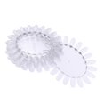 thumbnail image 3 of 10pcs Acrylic Nail Art Practice Wheel Polish Color Display Chart (Transparent), 3 of 3