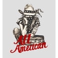 thumbnail image 5 of All American Cowgirl Women's White Crew Neck Short Sleeve Top-Large, 5 of 6