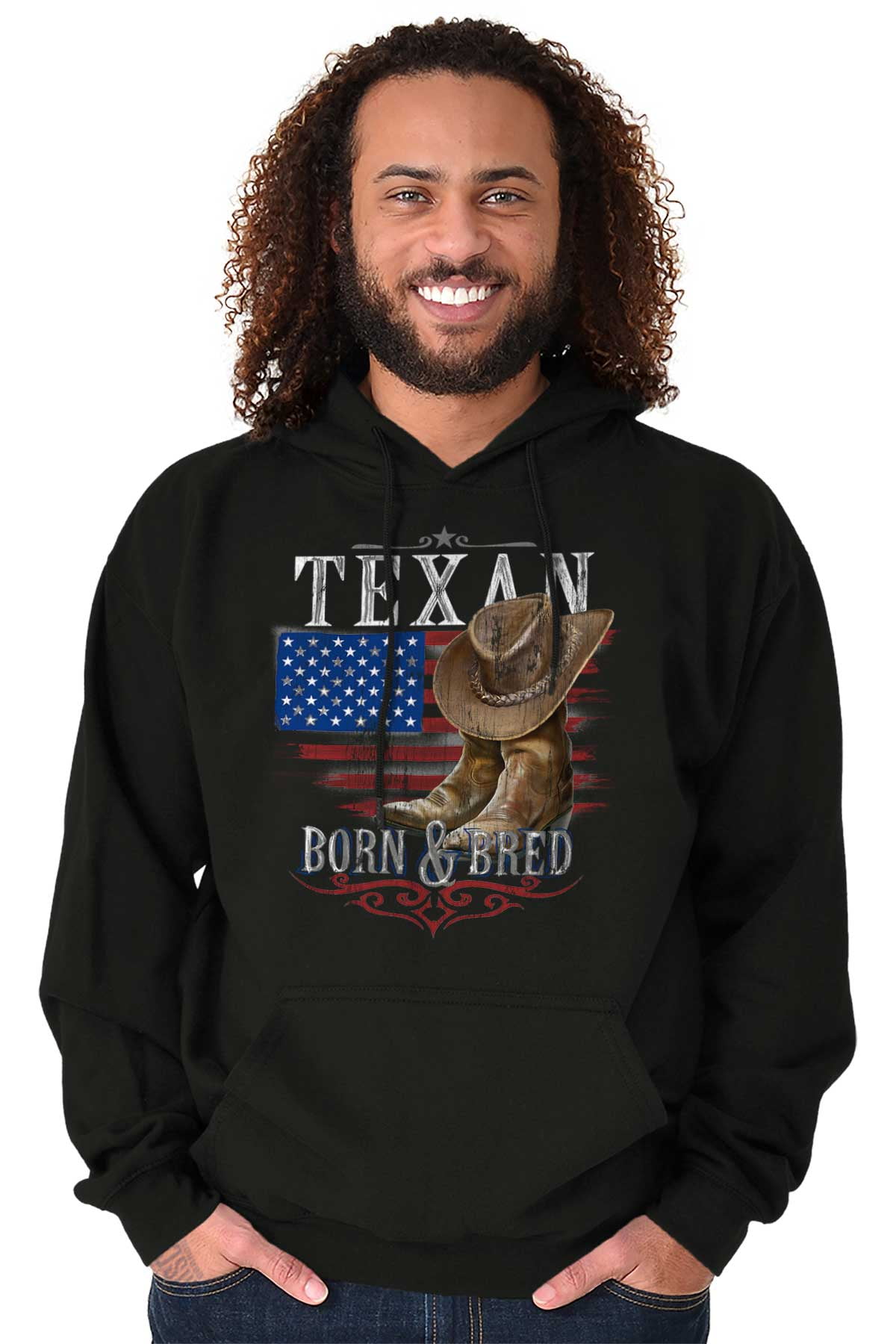 Cowboy Hoodies Sweat Shirts Sweatshirts Texan Born And Bred Southern
