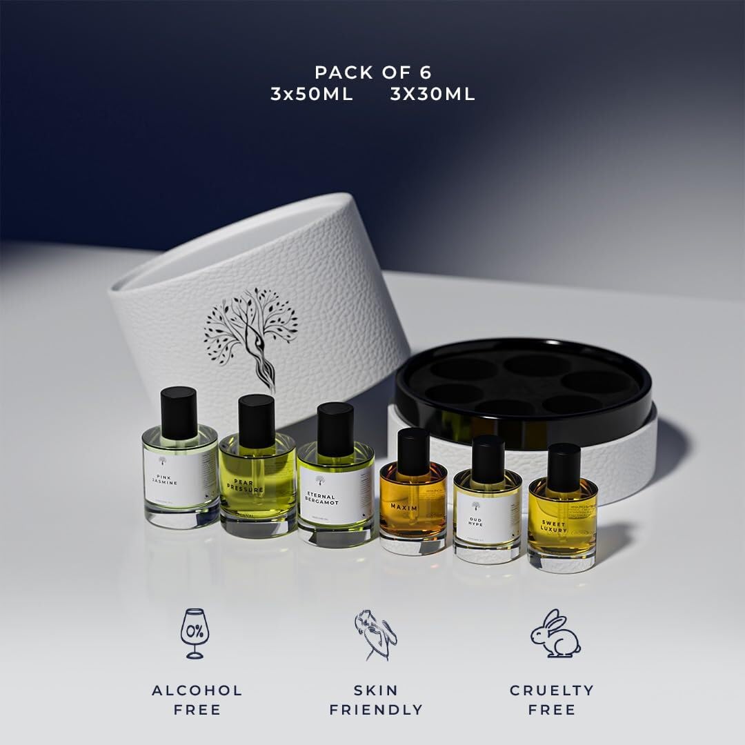 Eternal Perfume Oils Fresh Floral & Amber Gift Set, 6-Piece photo 5