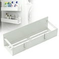 thumbnail image 2 of Magnetic Fridge Storage Rack Organizer, 2-Pack Black 11.8 Inch Refrigerator Side Shelf with Hooks for Spice Jars & Kitchen Gadgets, Space-Saving Metal Holder for Rv & Small , A Refrigerator Shelf, 2 of 9