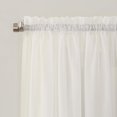 thumbnail image 2 of No. 918 Emily Sheer Voile Single Curtain Panel, 59" x 95", Eggshell, 2 of 6