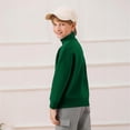 thumbnail image 6 of EnJoCho Boys' Quarter Zip Sweatshirt Kids Long Sleeve Pullover Tops Tween Boys Fall Fashion School Prep𝗉y Solid Cute Clothes, 6 of 9