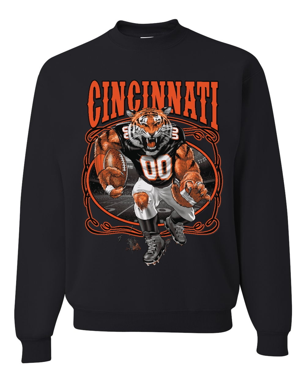 Wild Bobby Cincinnati Fan | CIN Fantasy Football Sports Unisex Crewneck Sweatshirt