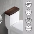 thumbnail image 3 of Renewold Vintage Wood Grain Print Toilet Tank Lid Cover with Elastic Edge, Stain-proof Decorative Cover for Bathroom, Fits Most Standard Toilets Tanks, Brown, 3 of 6