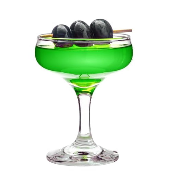 Vikko Cocktail Glasses Coupe Glass: Champagne Coupe Glasses - Manhattan Glasses For Cocktails - Classic Martini Glasses - Vintage Coupe Cocktail Glass - Sparkling Wine Saucers - 7.4 Oz - Set of Twelve