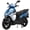 Blue, variant on X-Pro Fiji 200 Gas Moped with 13" Aluminum Wheels, Electric & Kick Start, Automatic CVT Transmission Moped for Adults